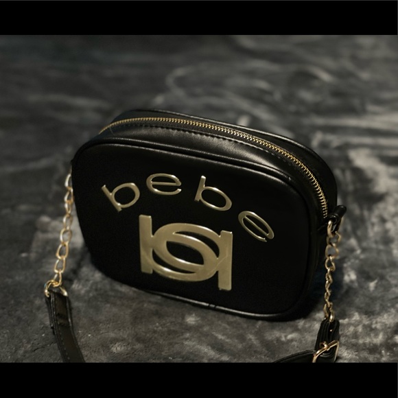 bebe Handbags - 🐝Bebe Shiny Black Purse